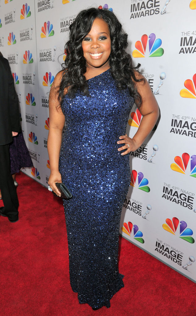 Glee S Amber Riley Collapses On Red Carpet E Online Au